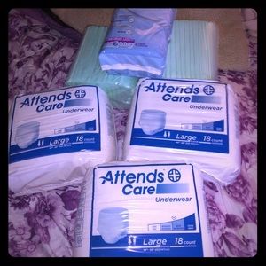 SOLD Diapers and pads